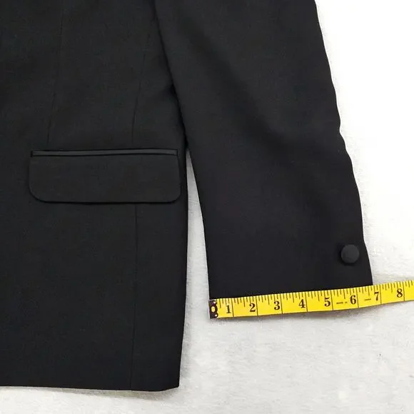 NWT Tuxedo Jacket Mens Size 42 Regular Applause Formal Wear Black Prom Wedding - Picture 16 of 16